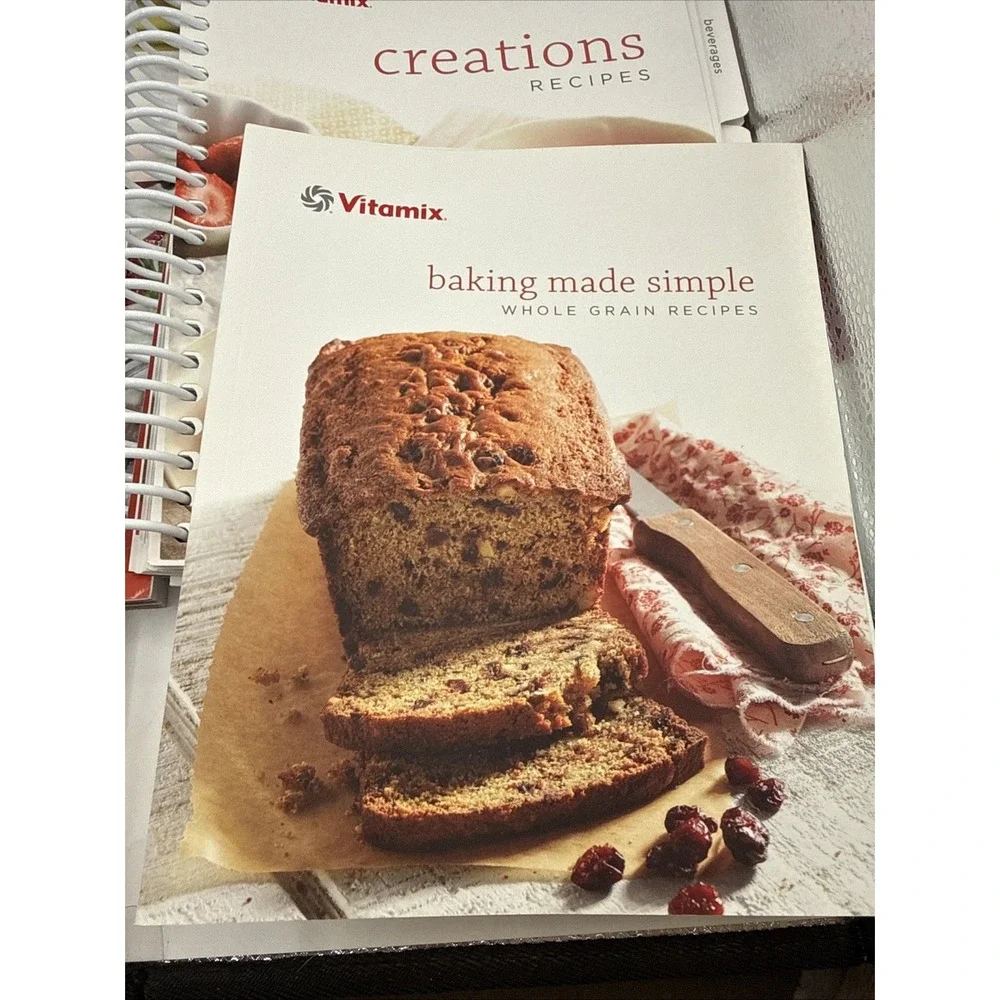 Vitamix Cake Mix, Creations, Whole Grains, First Blends, Master Chef Recipe Book